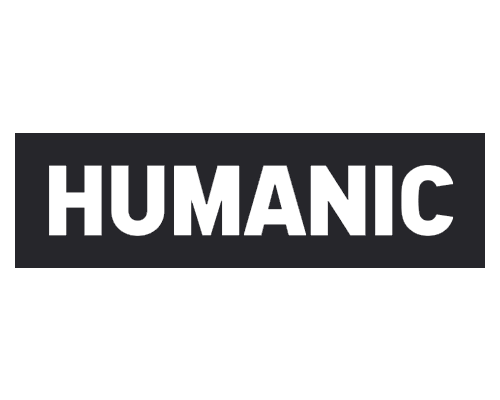 Humanic schwarz weiss Logo