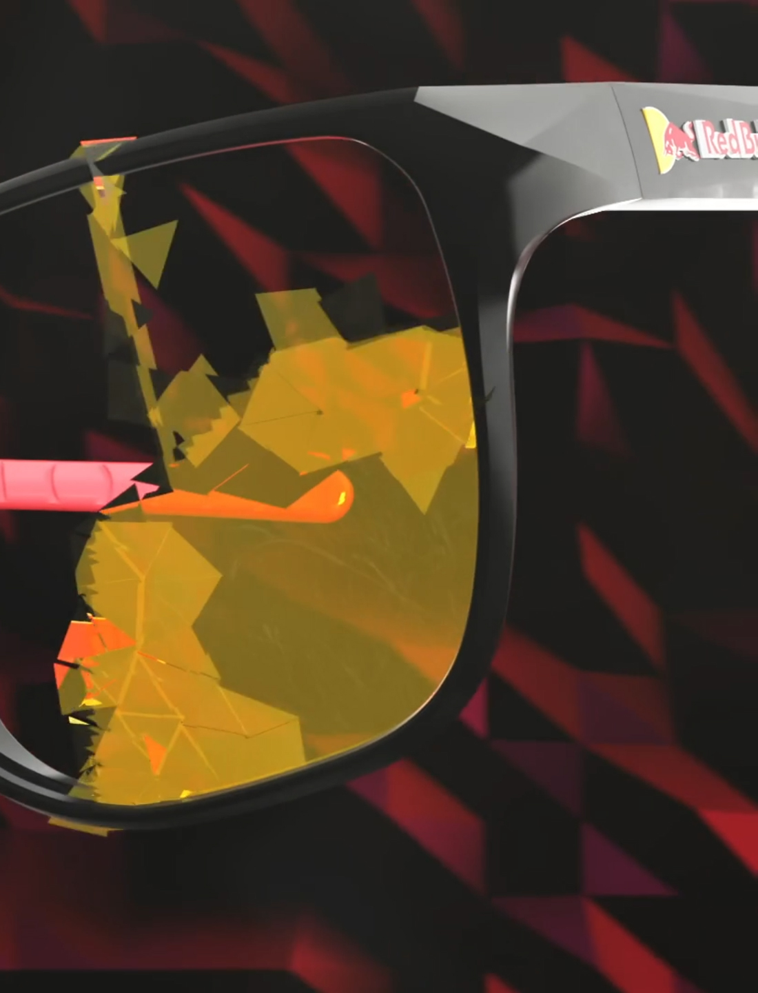 Gamingbrille welche in der Animation das Glas ändert